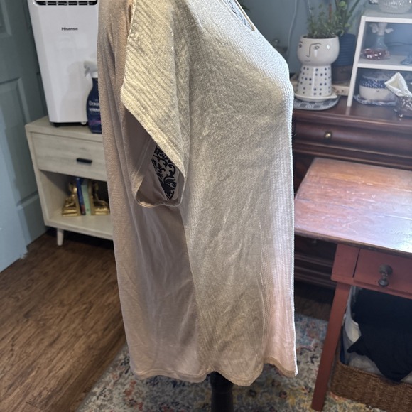 Crosby Sequined Top Sz‎ Xl Beige Or Blush - Picture 8 of 8